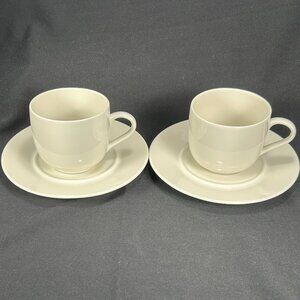 2 sets of beautiful tea cups & saucers. ALESSI ETTORE SOTTSASS Germany